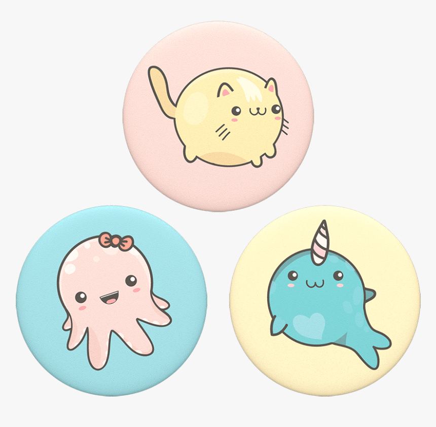 Kawaii Popsockets , Transparent Cartoons - Kawaii Popsockets, HD Png Download