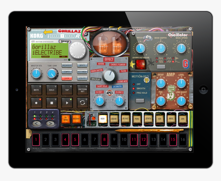 Korg Gorillaz, HD Png Download