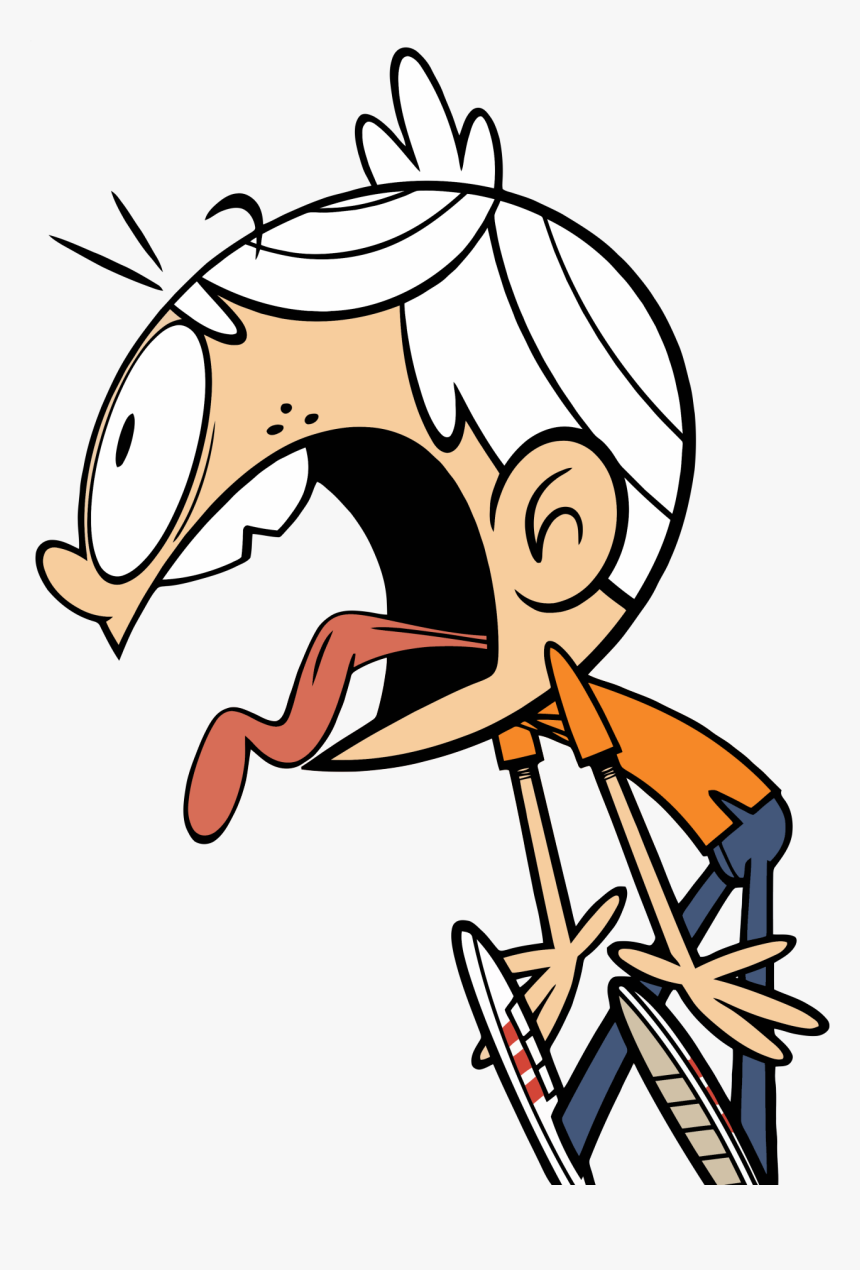 February Clipart Subway Art - Loud House Lincoln Running, HD Png Download