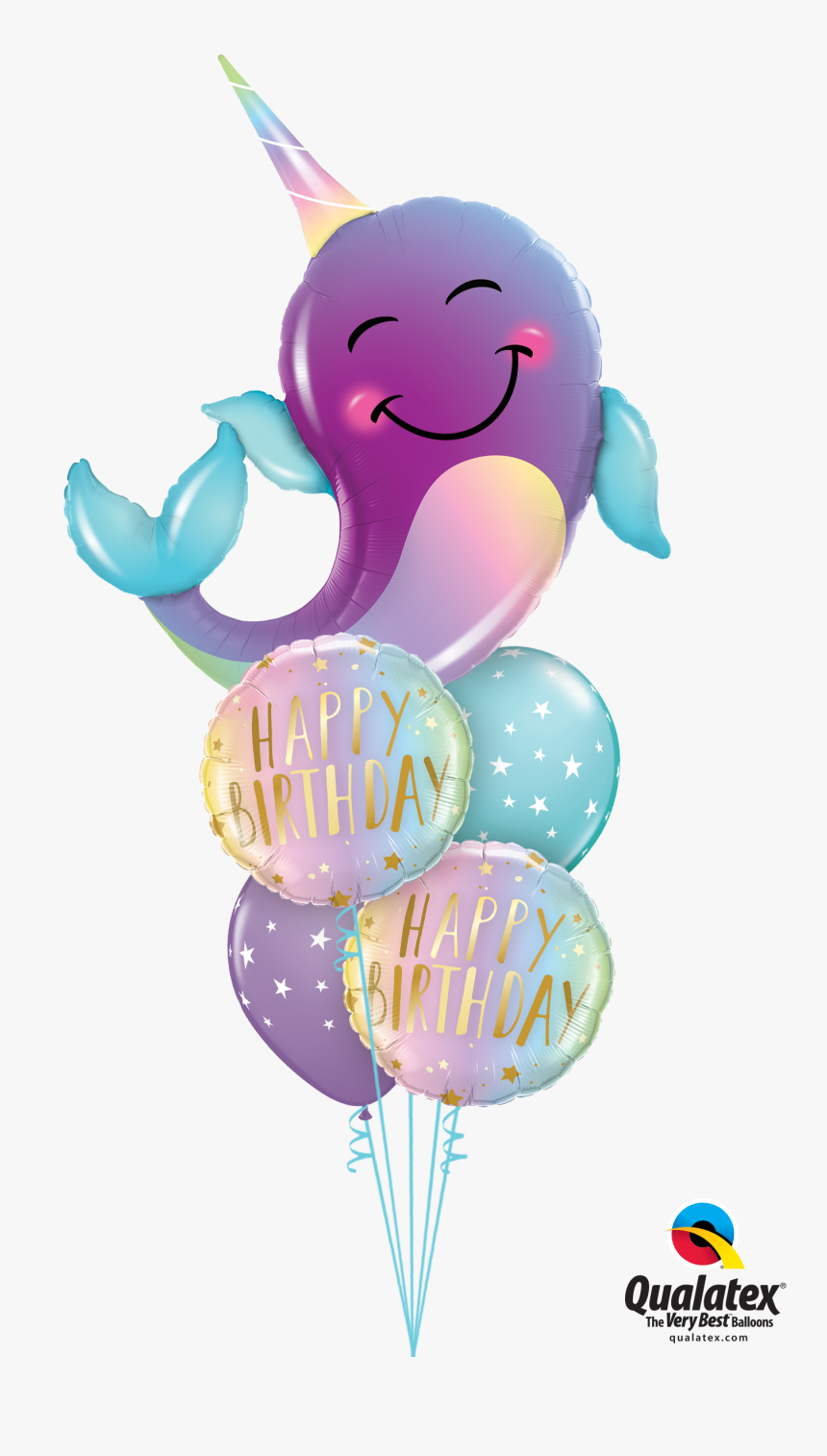 Narwhal Balloon, HD Png Download