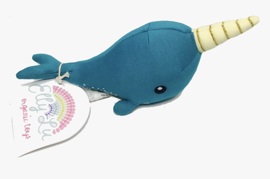 Norman The Narwhal- Organic Stuffed Animal - Coin Purse, HD Png Download