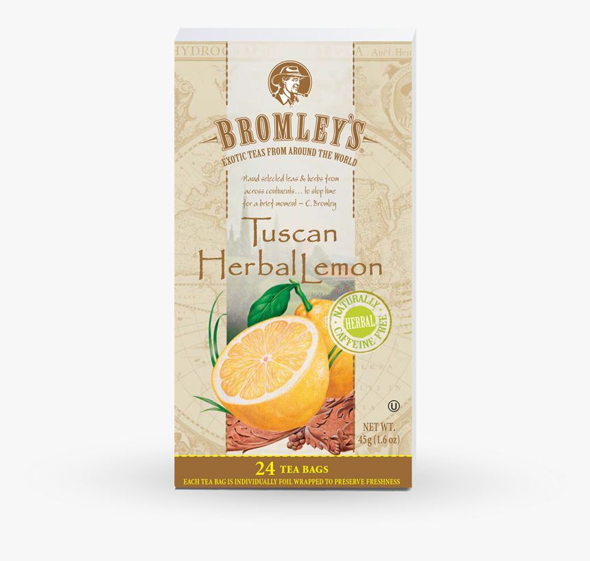 Tuscan Herbal Lemon Tea - Domaine De Canton, HD Png Download