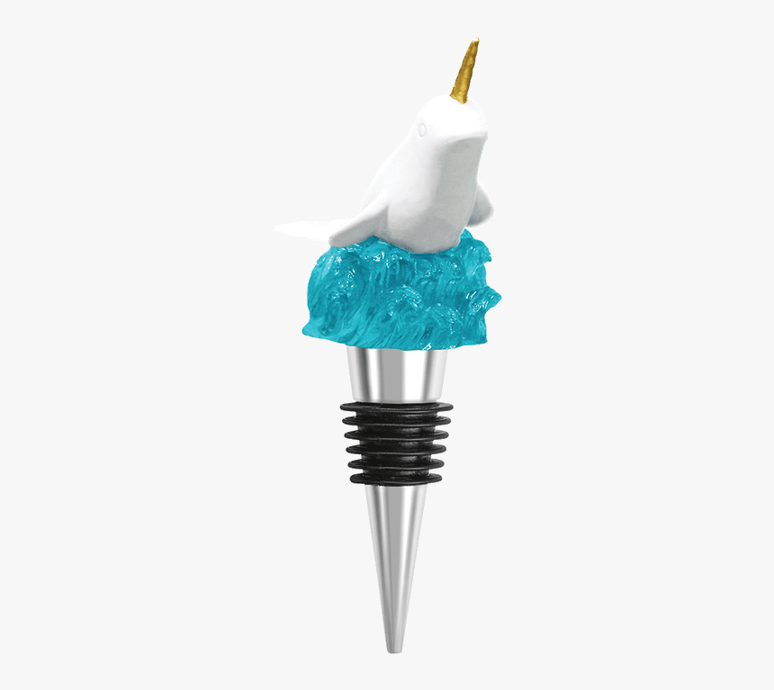 Wine Stopper - Narwhal - Soft Serve Ice Creams, HD Png Download