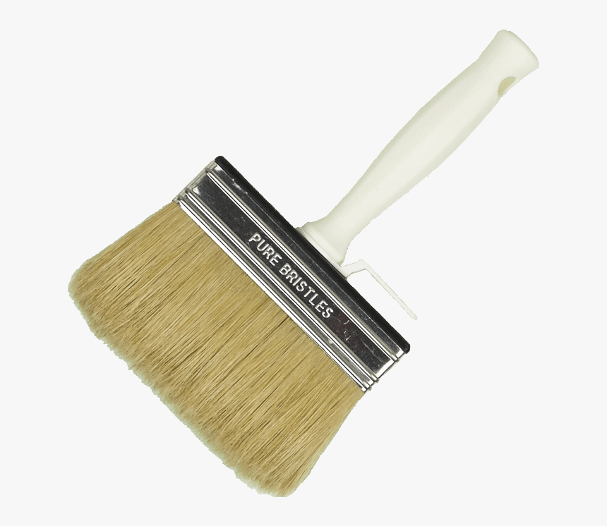 Block Paint-brush With White Bristles - Makeup Brushes, HD Png Download