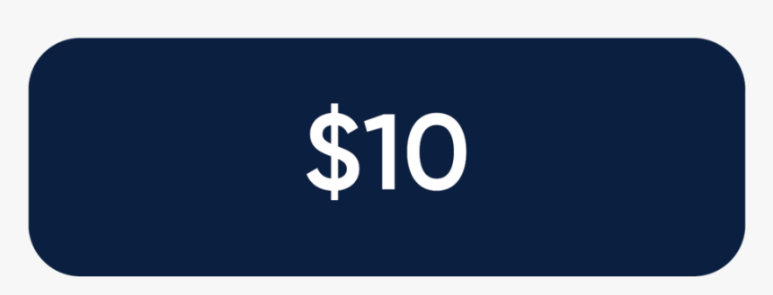 Donate 10 Deep Blue - Graphic Design, HD Png Download