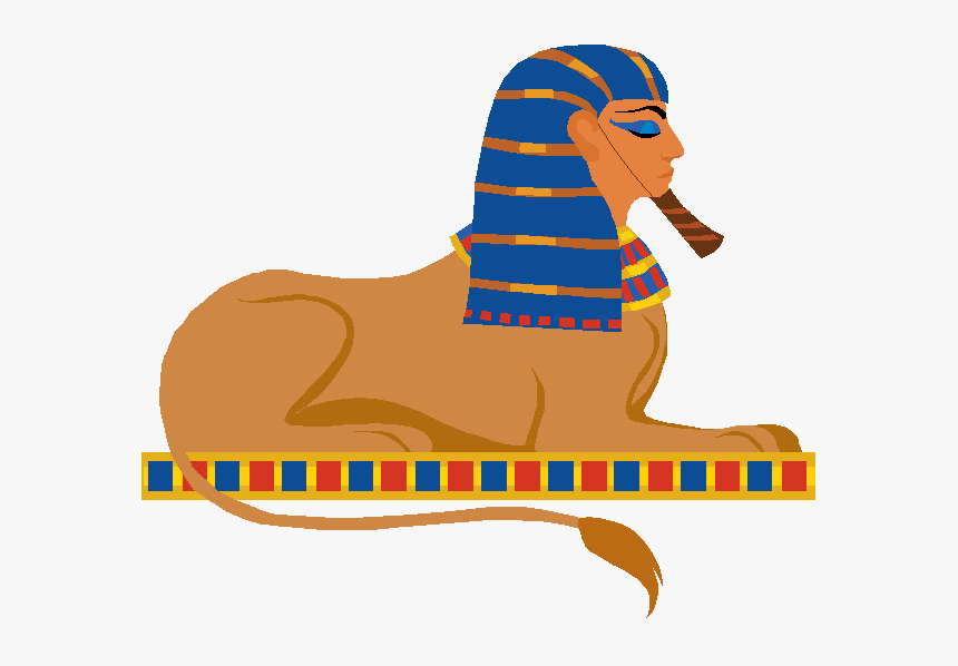 Cartoon Sphinx Clipart Be - Egypt Sphinx Clipart, HD Png Download