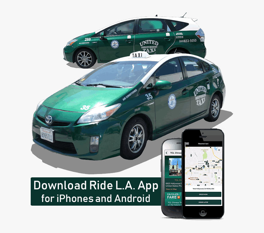 United Taxi Los Angeles, HD Png Download