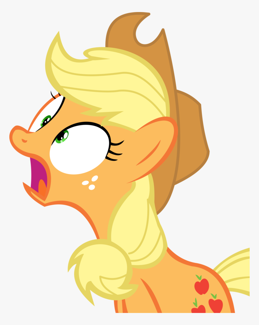 Applejack Vector - 13 Shocked - Vector Applejack, HD Png Download