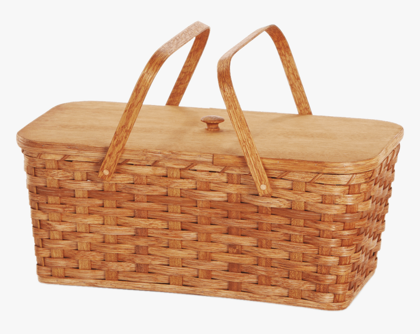 Picnic Basket With Two Handles - Basket, HD Png Download