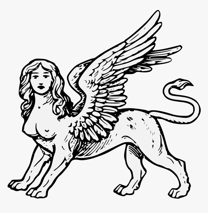 Transparent Greek Sphinx Png, Png Download