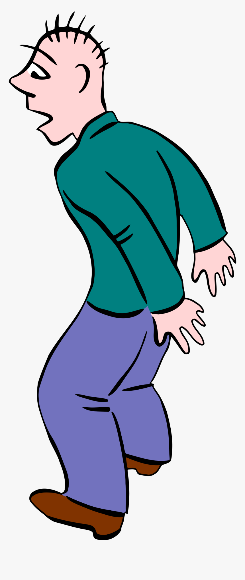 Small Surprised Patrick Png Download - Surprised Man Clipart, Transparent Png