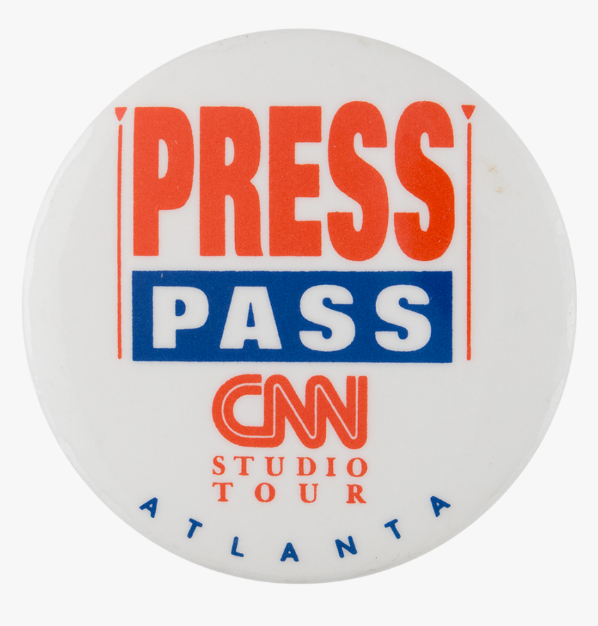 Cnn Press Pass Events Button Museum - Press Badge Cnn, HD Png Download