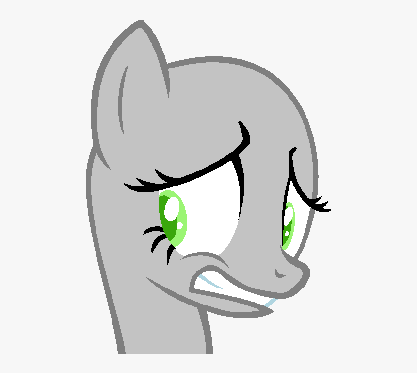 Shocked Pony Base By Ivuiadopts On Clipart Library - Simbolo De Proteccion Civil, HD Png Download