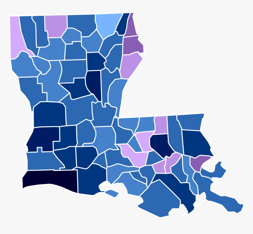 Louisiana Clipart Svg - Louisiana Political Map 2018, HD Png Download