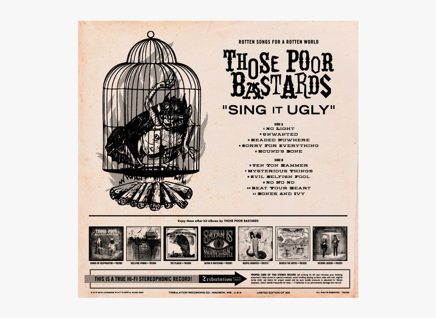 Those Poor Bastards Gospel Haunted, HD Png Download