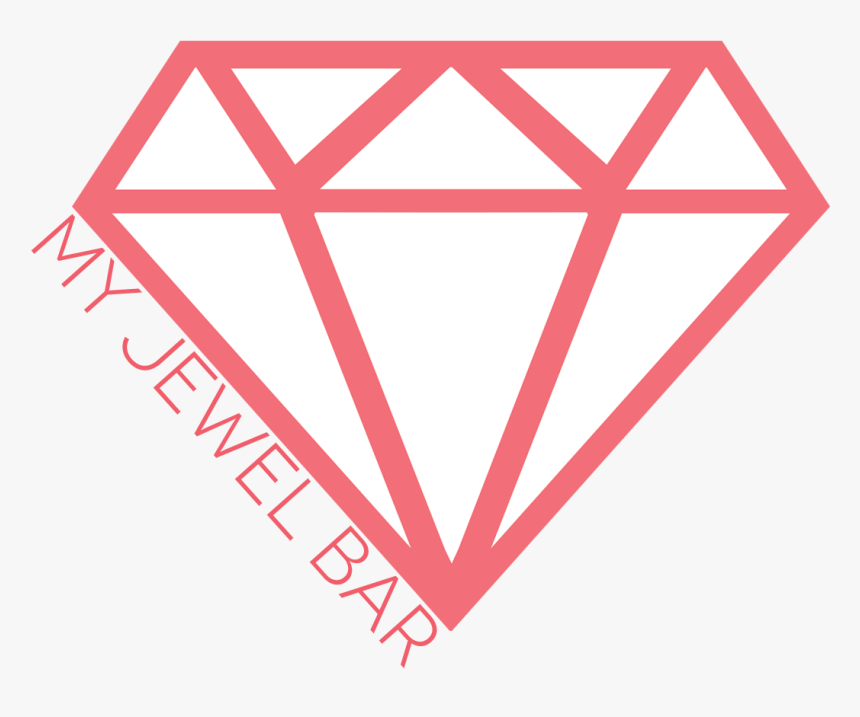 Red Jewel Png , Png Download - Diamond With Crown Drawing, Transparent Png