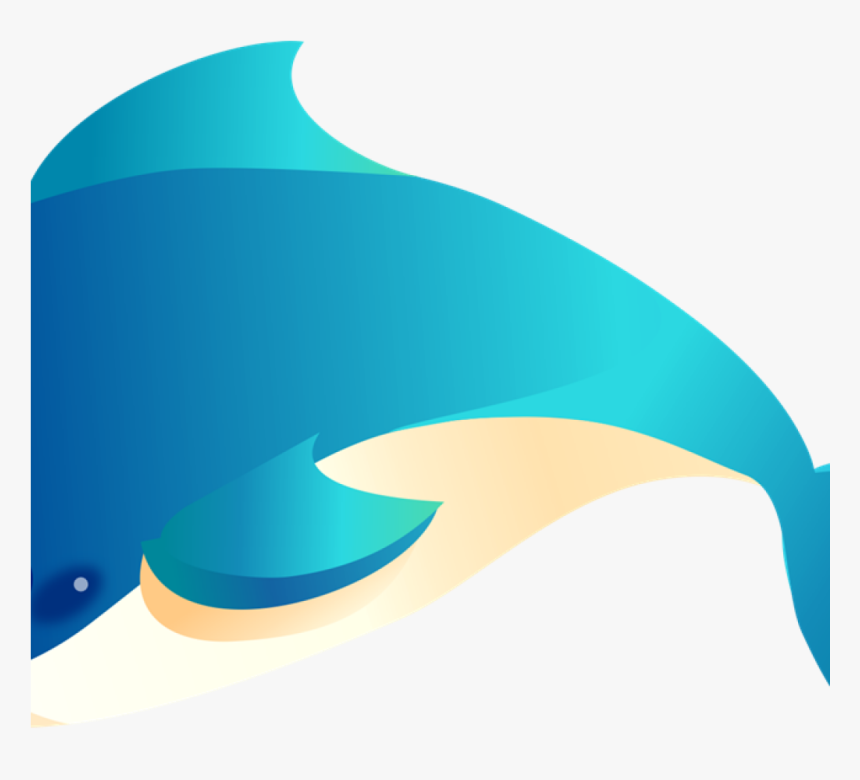 Dolphins Clipart Free To Use Public Domain Dolphin - Manta Ray, HD Png Download