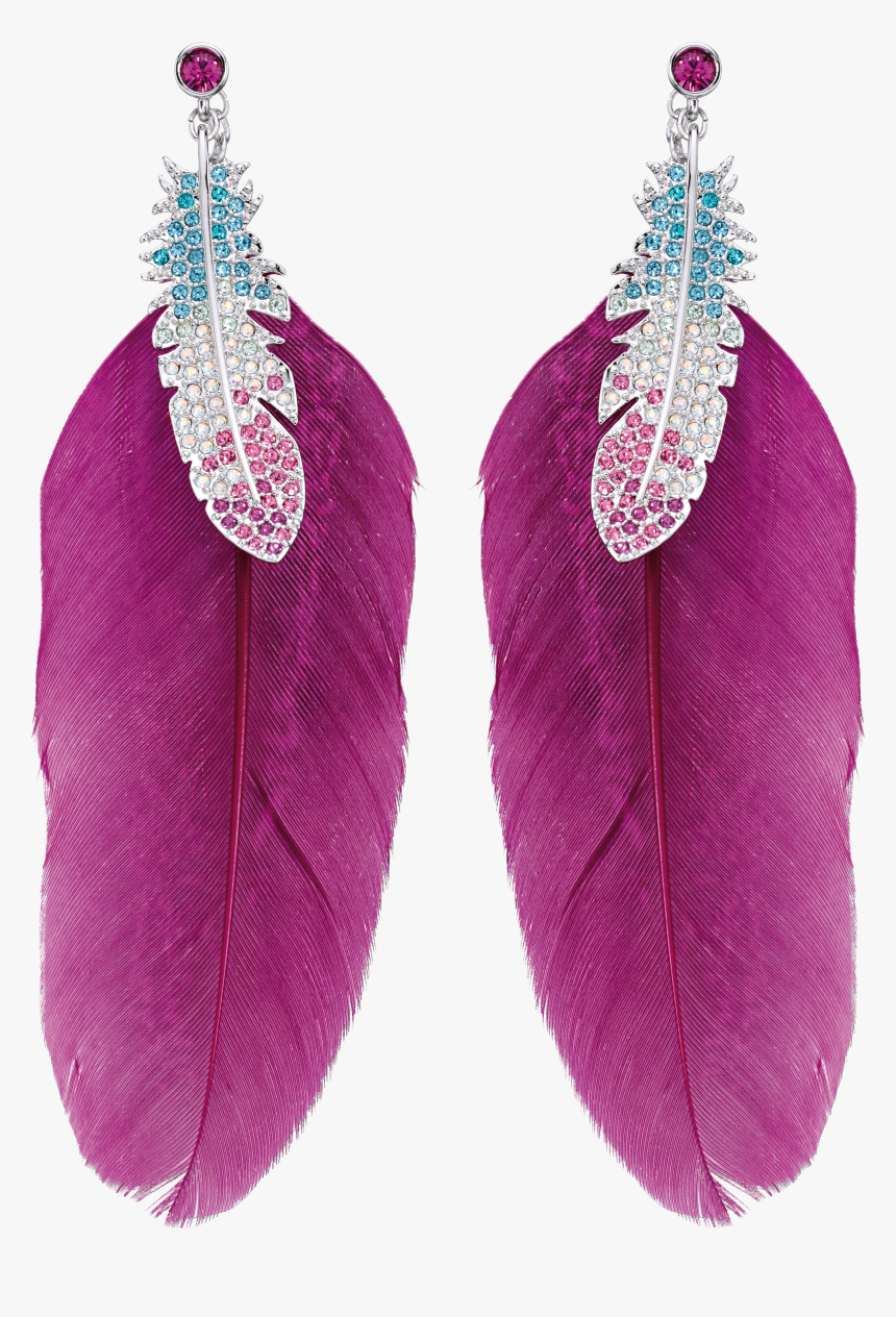 Feather Earrings Png Image - Feather Earring Png, Transparent Png