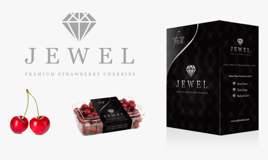 Br Blog 2018 Yfm Jewel Cherries - Yakima Strawberry Cherries, HD Png Download