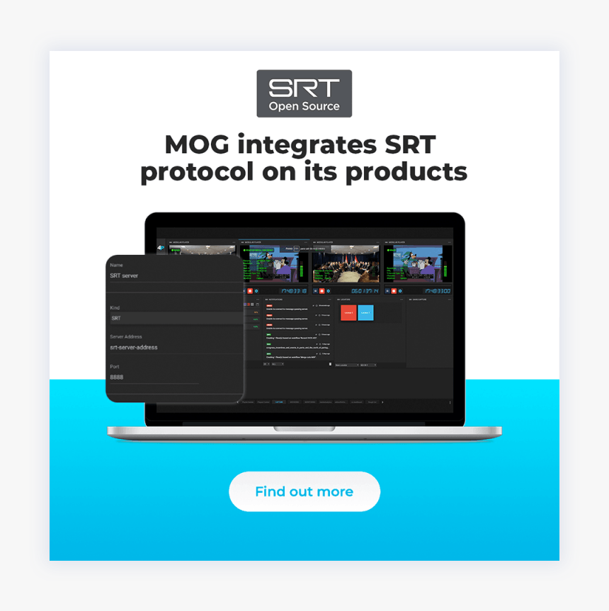 Home Highlight Mog Integrates Srt Protocol On Its Products - Electronics, HD Png Download