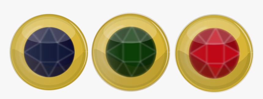 Botones Dorados Png, Transparent Png