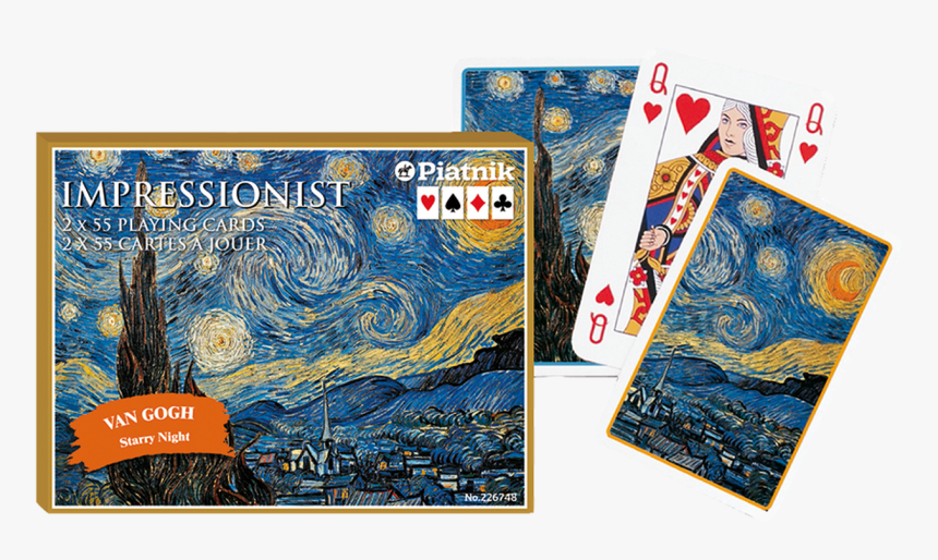 Van Gogh S Starry Night- 1 Double Deck - Impressionism Most Famous Paintings, HD Png Download