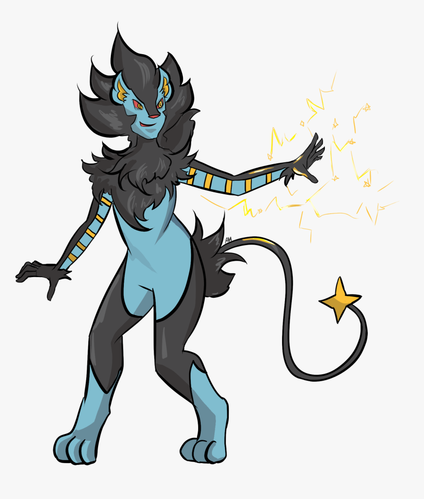 Transparent Luxray Png - Cartoon, Png Download