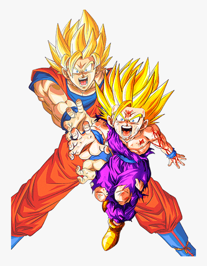 1mib, 768x1024, Img - Kamehameha Father And Son, HD Png Download