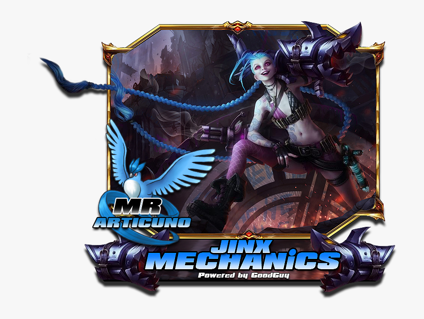 Zjwg5ji - League Of Legends Jinx Bot, HD Png Download