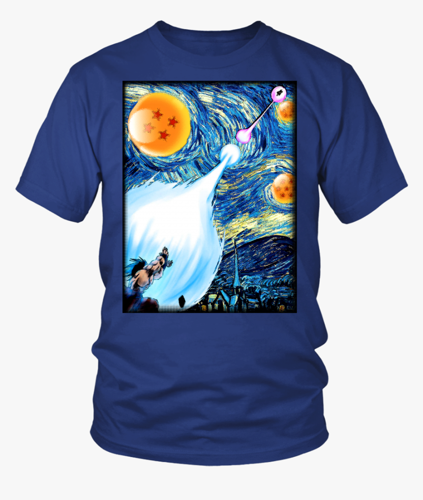 Goku Kamehameha Vs Vegeta Galick Gun Van Gogh Style, HD Png Download
