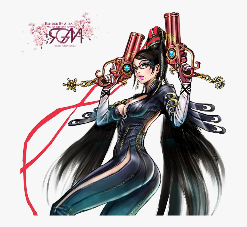 Clipart Free Bayonetta Transparent Long Hair - Bayonetta Hd, HD Png Download