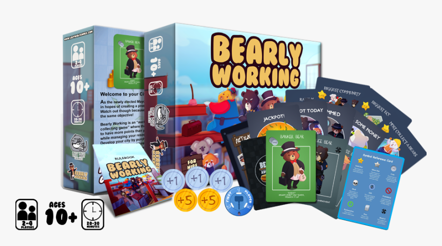 Bearly Working - Games, HD Png Download