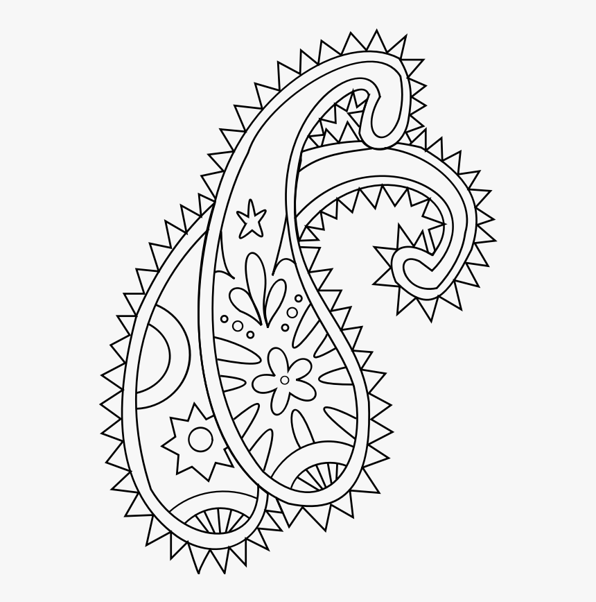 Paisley - White Paisley Clip Art, HD Png Download