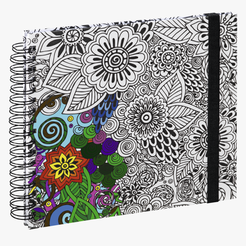 Abx2 High-res Image - Hama Colorare Paisley 28x24 50 White Pages 2387, HD Png Download