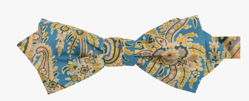 Get The Liberty Palm Paisley Bow Tie In Blue Online - Paisley, HD Png Download