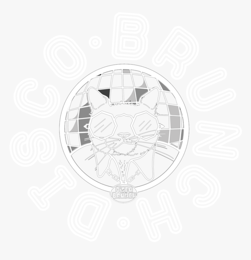 Disco Brunch Logo White - Illustration, HD Png Download