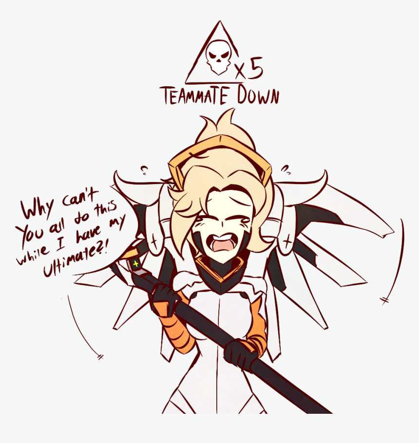Teammate Down Why Cant Ou Al Do This Ve M Utimate/ - Rez Overwatch, HD Png Download