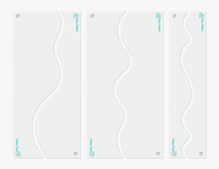 Paisley Place Designer Template Border Set - Illustration, HD Png Download