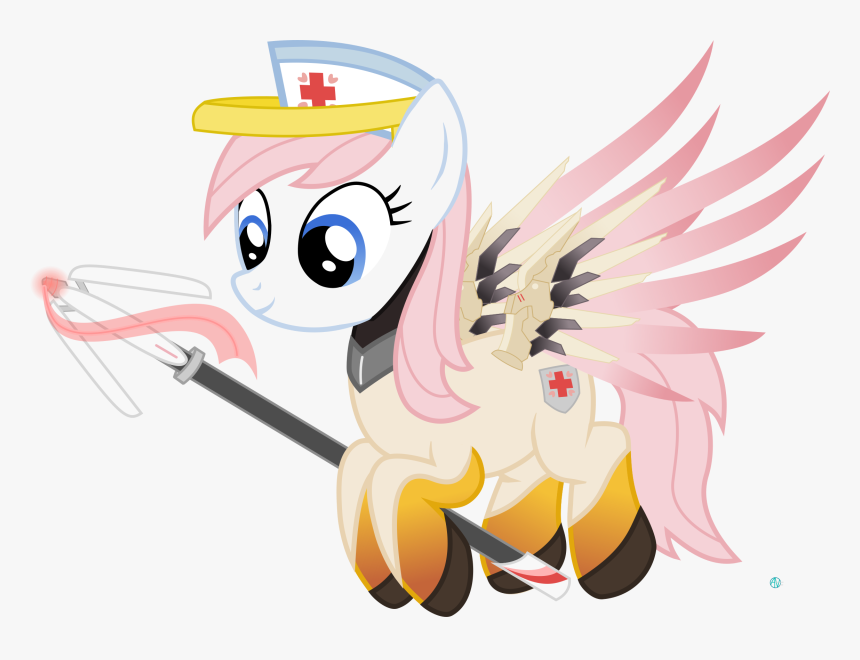 Nurse Redheart Mercy, HD Png Download