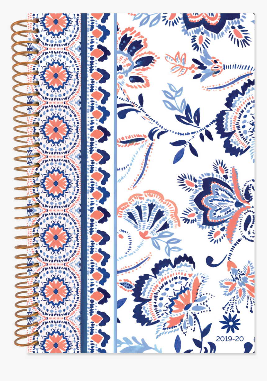 2019-20 Soft Cover Daily Planner & Calendar, Paisley - Motif, HD Png Download