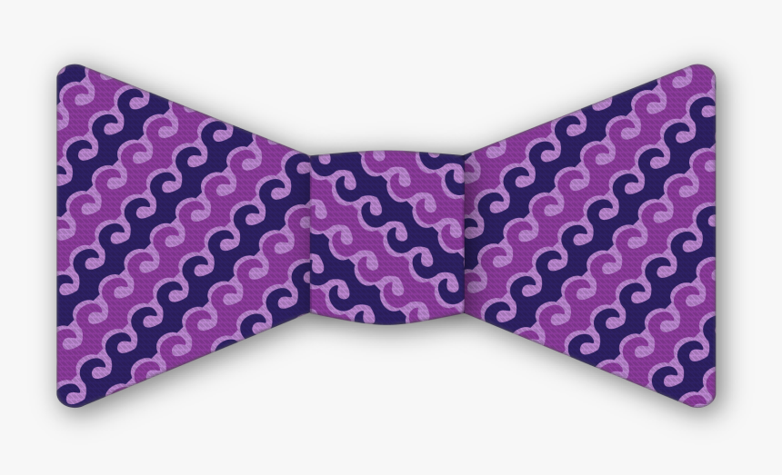 Wave Purple Bow Tie - Duvet Cover, HD Png Download