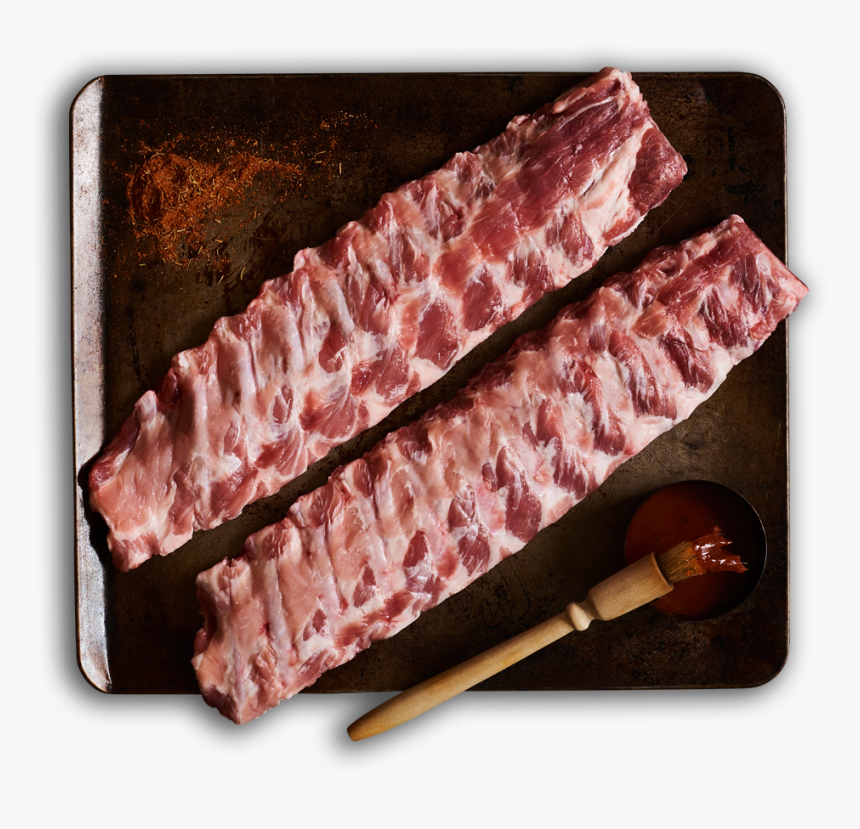 Danish Narrow Back Ribs - Spare Ribs, HD Png Download