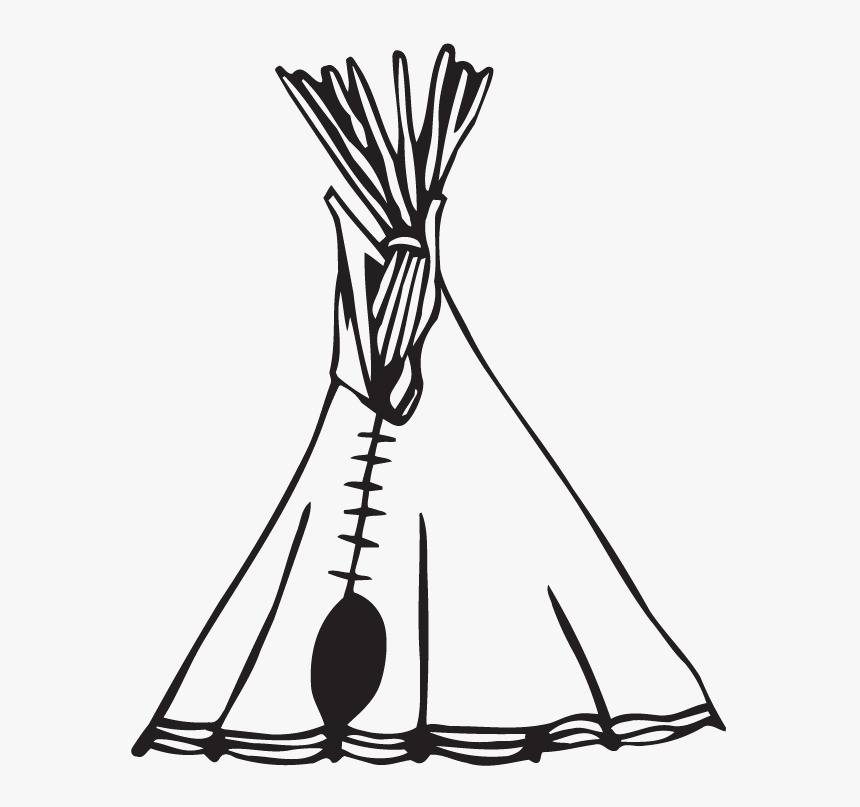 Wall Decal Bumper Sticker Tipi - Teepee Clip Art, HD Png Download