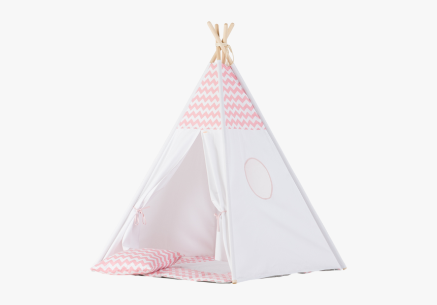 Wigiwama Pink Chevron Teepee Set - Tent, HD Png Download