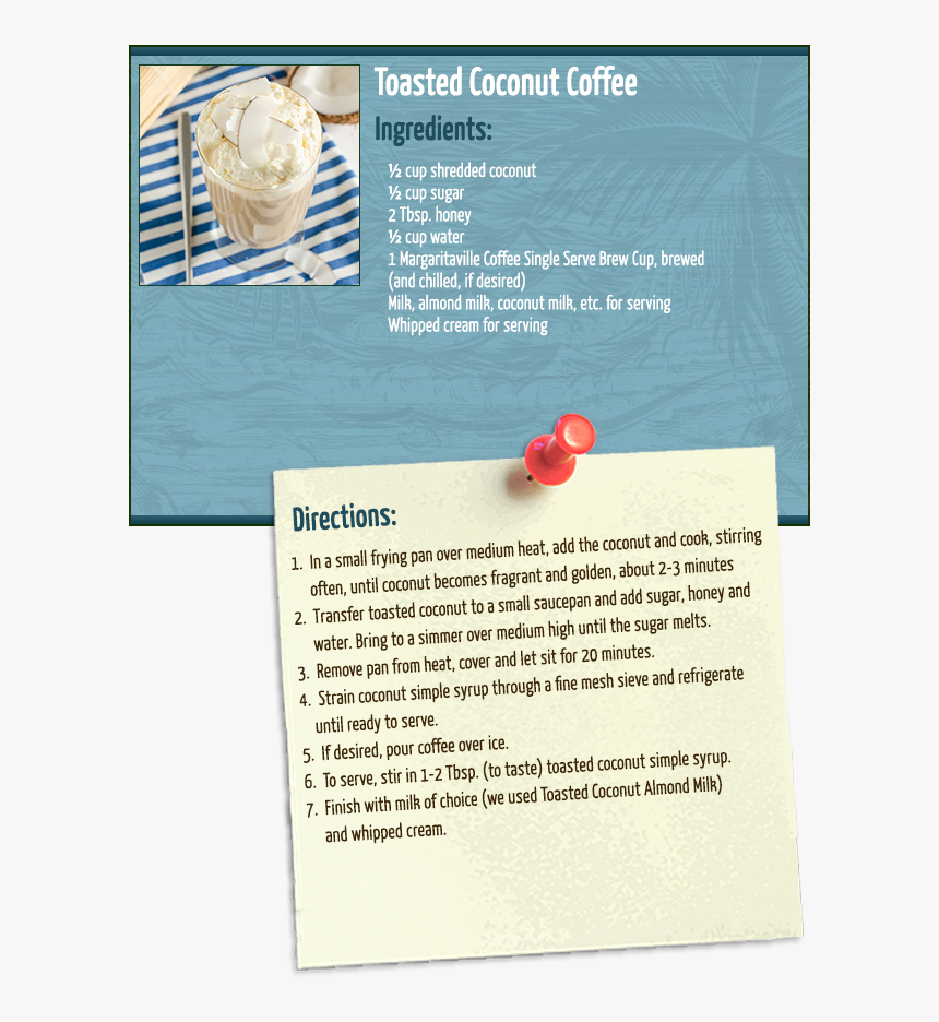 Toasted Coconut Coffee - Ladybug, HD Png Download