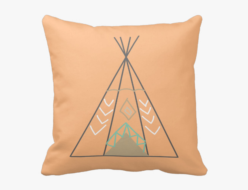 *teepee Camp Pillow* , Png Download - Cushion, Transparent Png