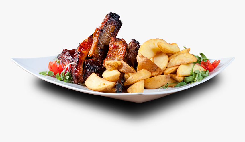 French Fries And Meat Png , Png Download - Transparent Transparent Background Png Grilled Meat, Png Download