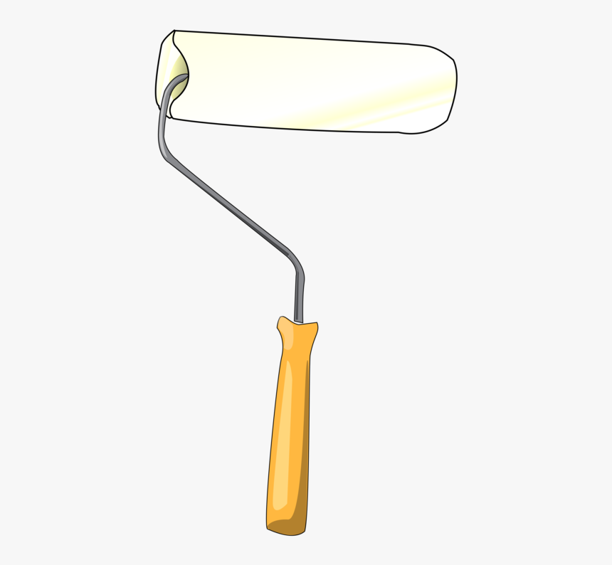 Paint Roller,line,angle - Clipart Pictures Of Paint Roller, HD Png Download