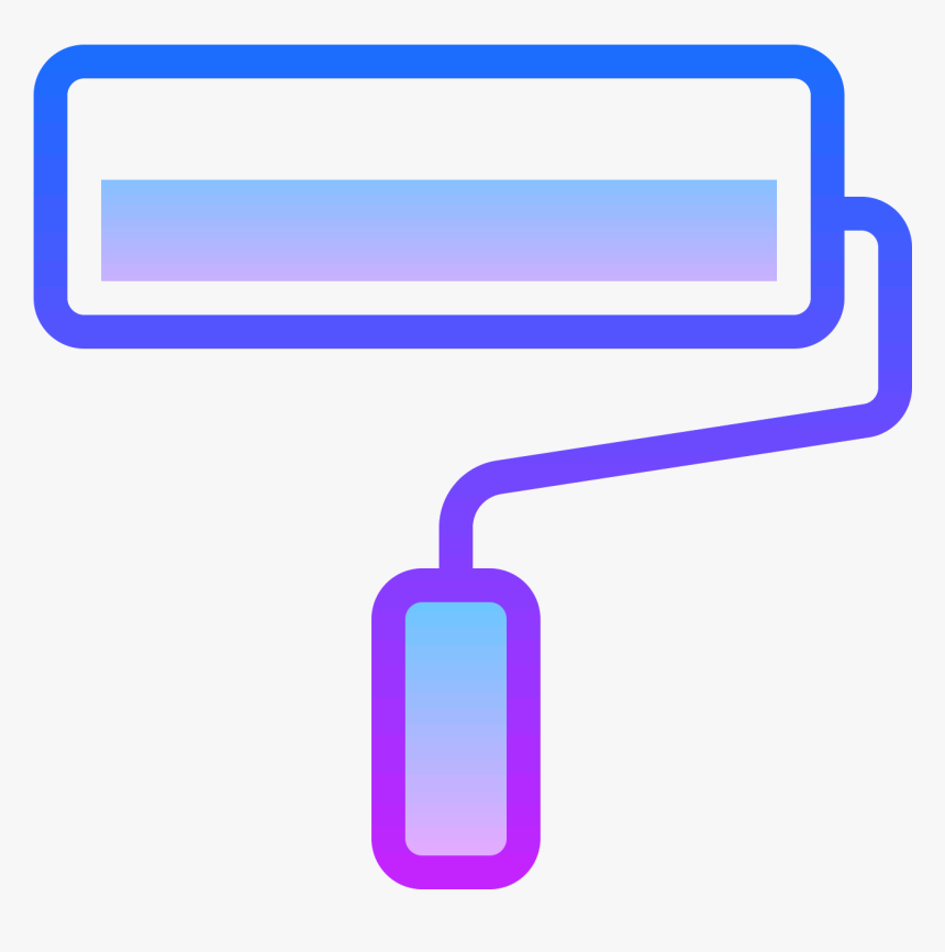 Paint Roller Icon, HD Png Download