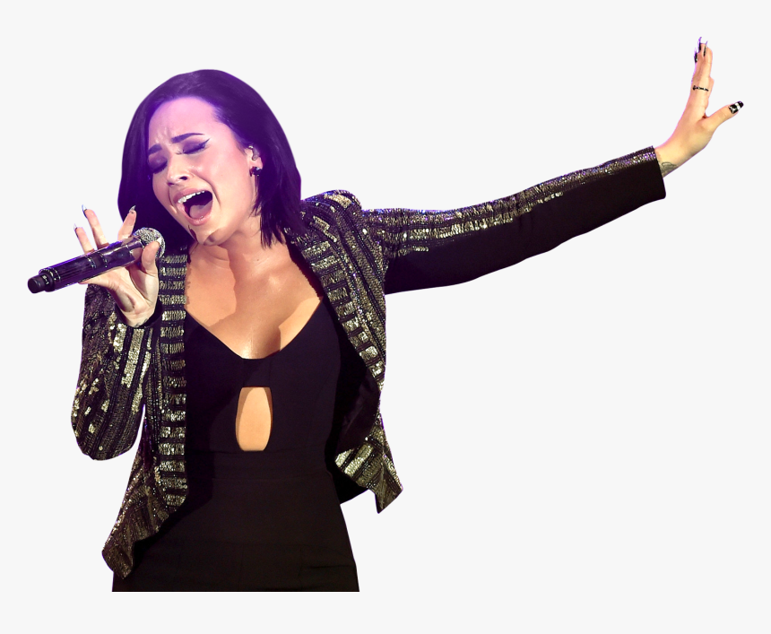 Singer Png - Demi Lovato En Show, Transparent Png